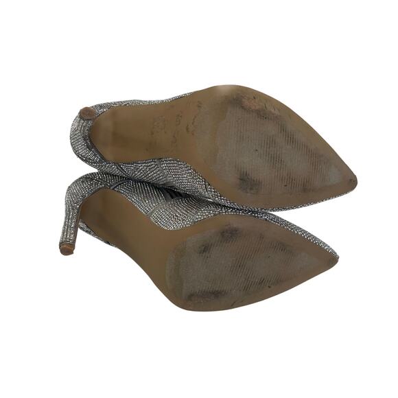 Steve Madden Winona Rhinestone Embellished Stiletto Heel Bootie Womens 8 AS IS - Picture 11 of 13